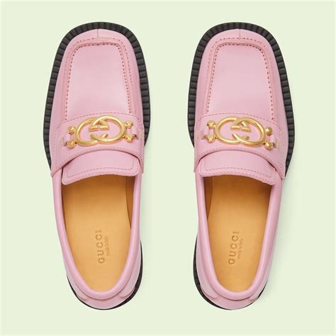 gucci loafers pink socks|Gucci fur loafers women's.